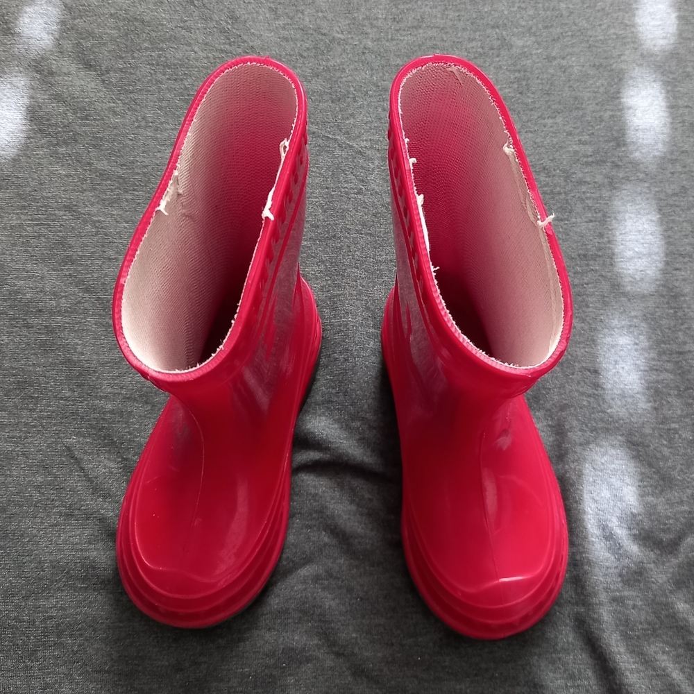 Red Rubber Boots